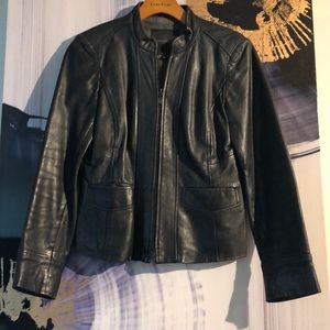 🐦Classiques Entier Atelier 100% LEATHER black jacket